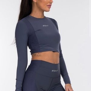 Echt Air Crop Top Navy
